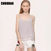 Tank Top Women Chiffon Blouses 2022 New Summer Sleeveless Shirt 2022 Floral Flower Cami Loose Female Top Vest Ladies Women Shirt ► Photo 3/6