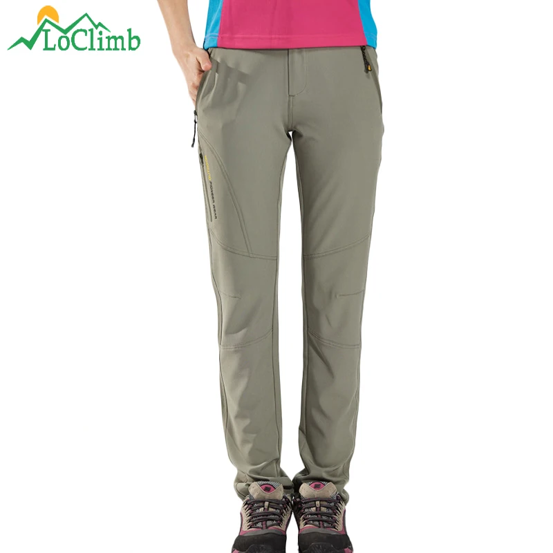 LoClimb Women's Summer Camping Hiking Pants Outdoor Sports Trousers For Women Waterproof Nature Cycling Trekking Pants AW163 LoClimb Women's Summer Camping Hiking Pants Outdoor Sports Trousers For Women Waterproof Nature Cycling Trekking Pants AW163