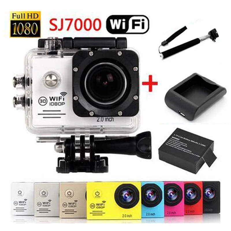 Newest SJ7000 Action Camera Wifi 2.0 LTPS LED mini cam recorder marine