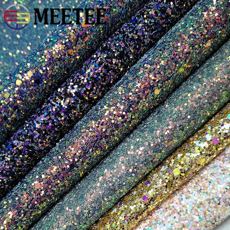 Meetee 50*68 см блестящая эластичная ткань искусственная ткань Сделай сам вручную для кожи посылка ремесла швейная одежда аксессуары SL003
