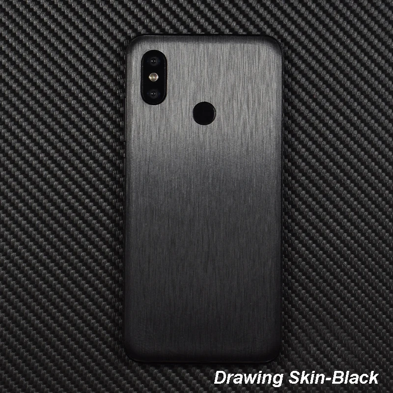 3D Carbon Fiber  Leather Wood Skins Protective Phone Back Cover Stiker For Xiaomi Mi8 SE Redmi 6 Pro 5 Plus Note 5 5A Sticker (12)