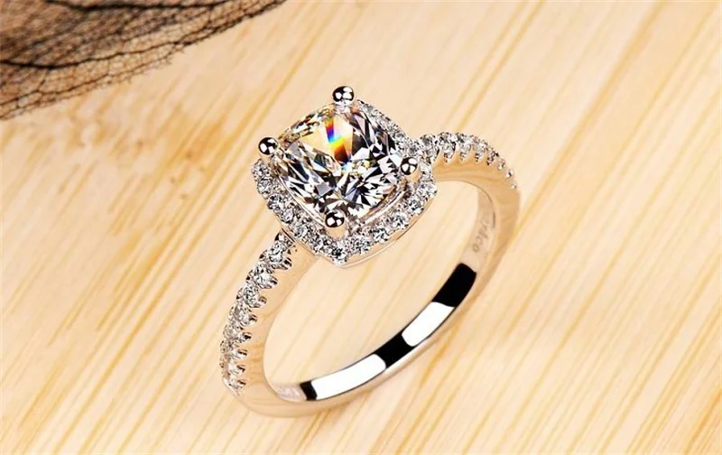 Silver rings for women with a classic design,