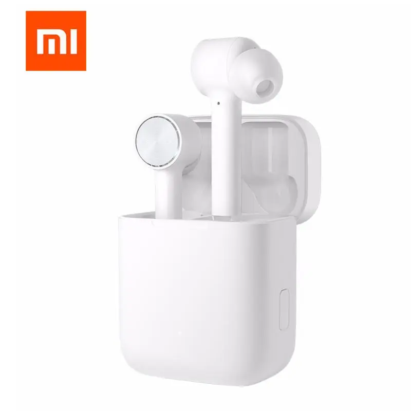 Xiaomi Bluetooth наушники TWS Air белые Беспроводные Мини спортивные невидимые наушники Портативный сенсорный одиночный и двойной ушной штекер