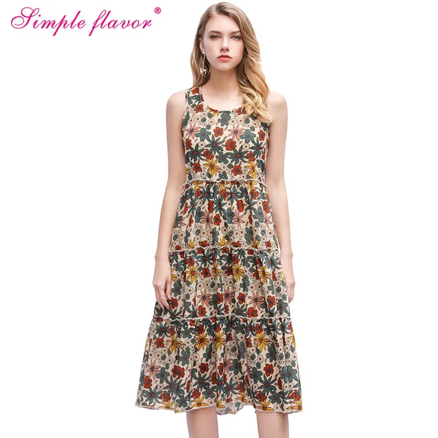 Simple Floral Dresses
