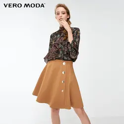 Vero Moda Женская мини-юбка на пуговицах с высокой талией | 318316524