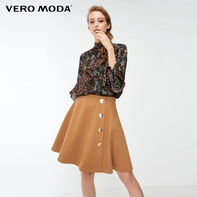 

Vero Moda Women's Wrap Buttoned High Waist Mini skirt | 318316524