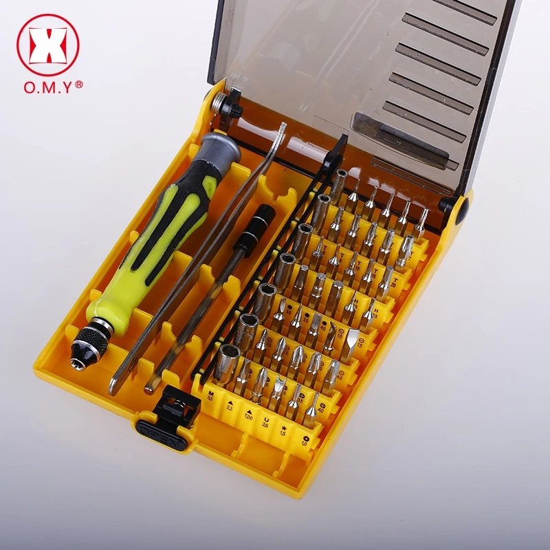 

O.M.Y Precision 45 In 1 Electron MIni Screwdriver Tool Set Hand Tools Kit Opening Repair Phone Hardware Tools Free Shipping