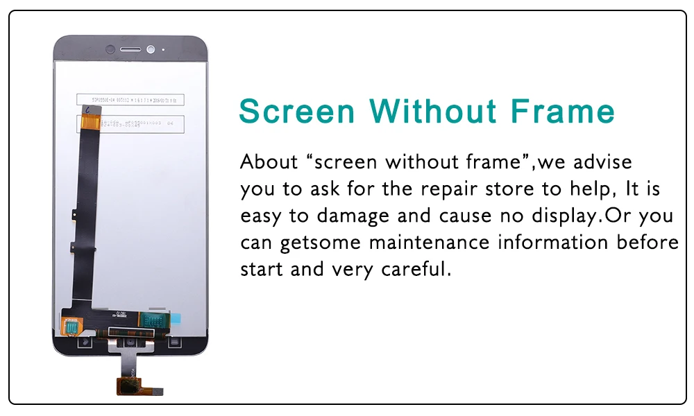 Xiaomi Redmi Note 5A ЖК-дисплей кодирующий преобразователь сенсорного экрана в сборе+ сменная рамка для xiaomi NotE 5a prime/pro Y1 Y1 lite