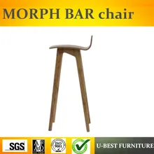 U-BEST Morph счетчик барный стул кафе магазин барный стул, Горячая мебель для гостиной Османская деревянная тарелка