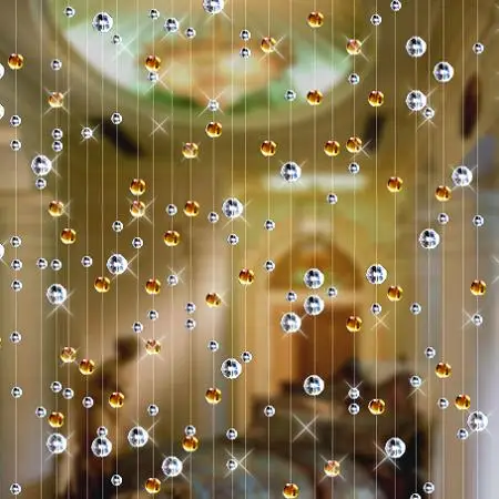 Fashion Crystal glass bead Curtain Indoor Home Decoration Luxury Wedding backdrop Decoration supplies decor curtains string curtain