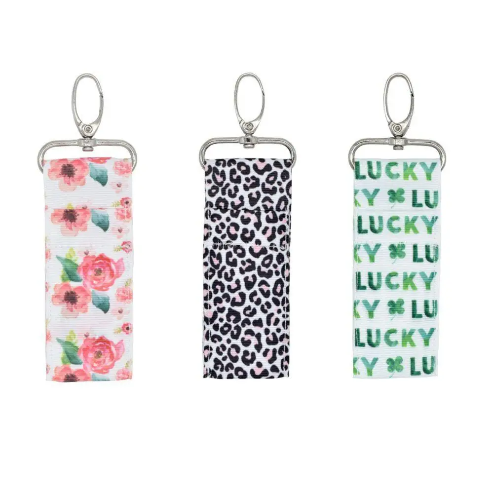 

Colorful Lipstick Holder Keychain Keyring Key Pouch Bag Car Home Decoration hot