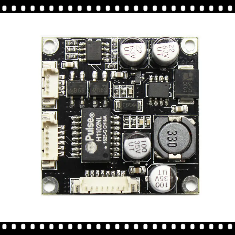 Плата модуля PoE pcb для безопасности CCTV сети ip-камер мощность по Ethernet 12 В 1A выход 48 В IEEE802.3af совместимый