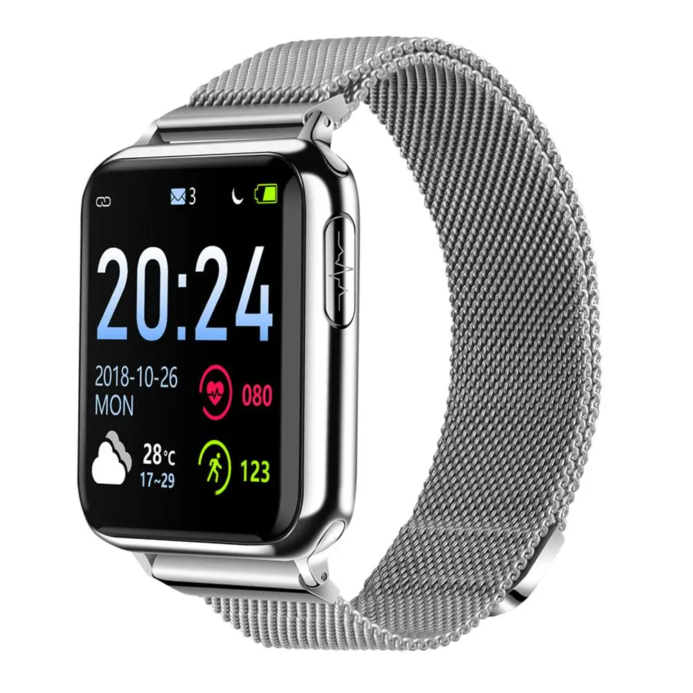 

Color Screen ECG+PPG Blood Pressure Heart Rate Monitor Blood Oxygen Monitoring IP67 Waterproof AI H Smart Watch