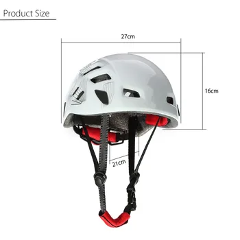 

Safety Rock Climbing Hiking Downhill Caving Rappelling Rescue Helmet Protector Supplies TD326