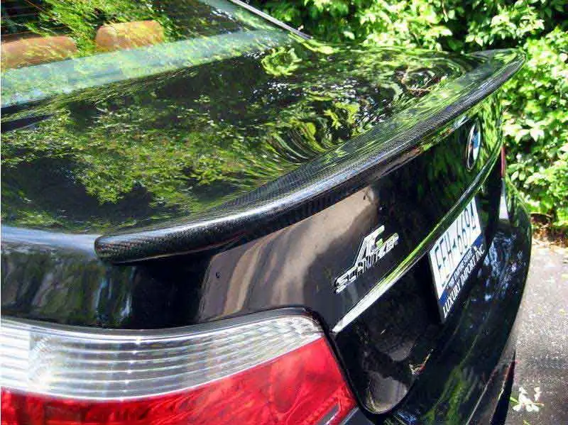 ACS REAL CARBON fiber REAR TRUNK SPOILER LIP fit for BMW E60 E61 M5