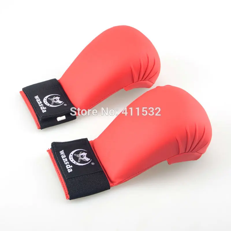 Artifical Leather Half Finger Women Men Children Karate Boxing Gloves
