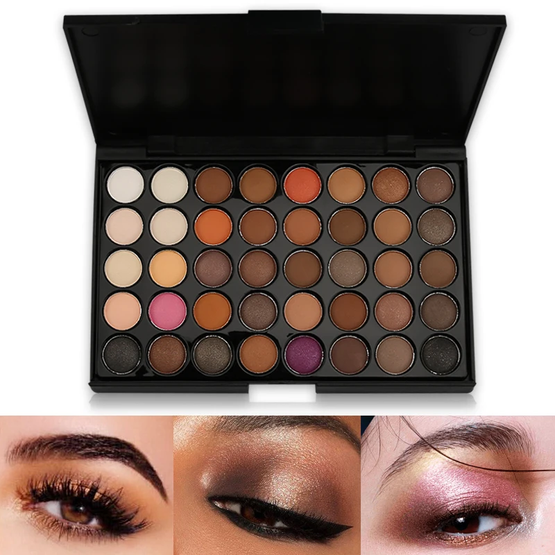 

Fashion 6/40 color Matte Eyeshadow Palette Make Up Nude Earth Palette EyeShadow Makeup Waterproof Lasting Makeup loose powder