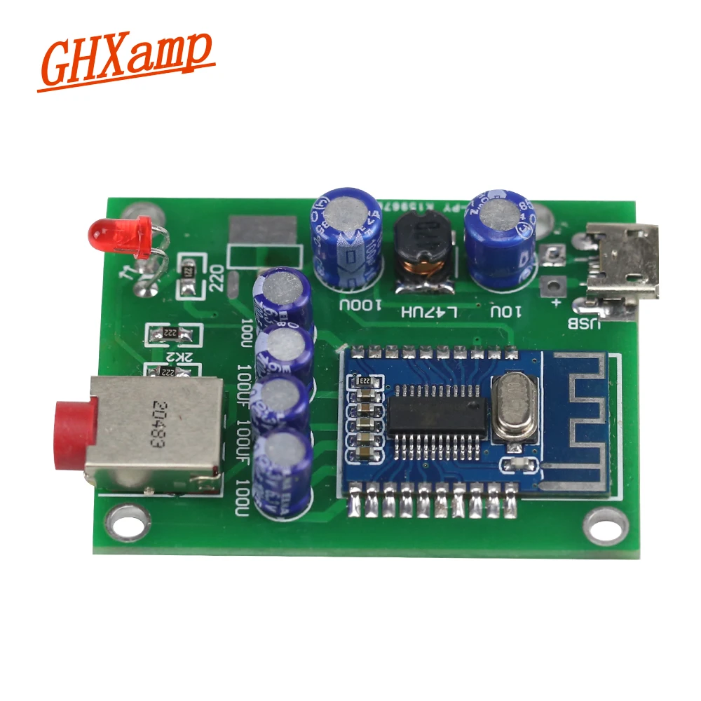 

Ghxamp HIFI 4.2 Bluetooth Receiver Board Protable Auido Decoder DAC Earphone Amplifier Speaker DIY 5V
