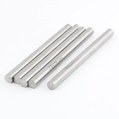 

5 Pcs HSS High Speed Steel Round Turning Lathe Bars 7.5mm x 100mm
