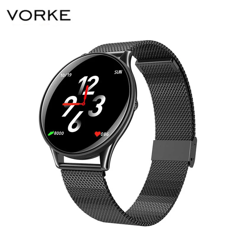 

Vorke VKT15 Smart Watch 1.3 Inch IPS Screen Heart Rate Monitor IP67 Waterproof Fitness Tracker Blood Oxygen for Android and IOS