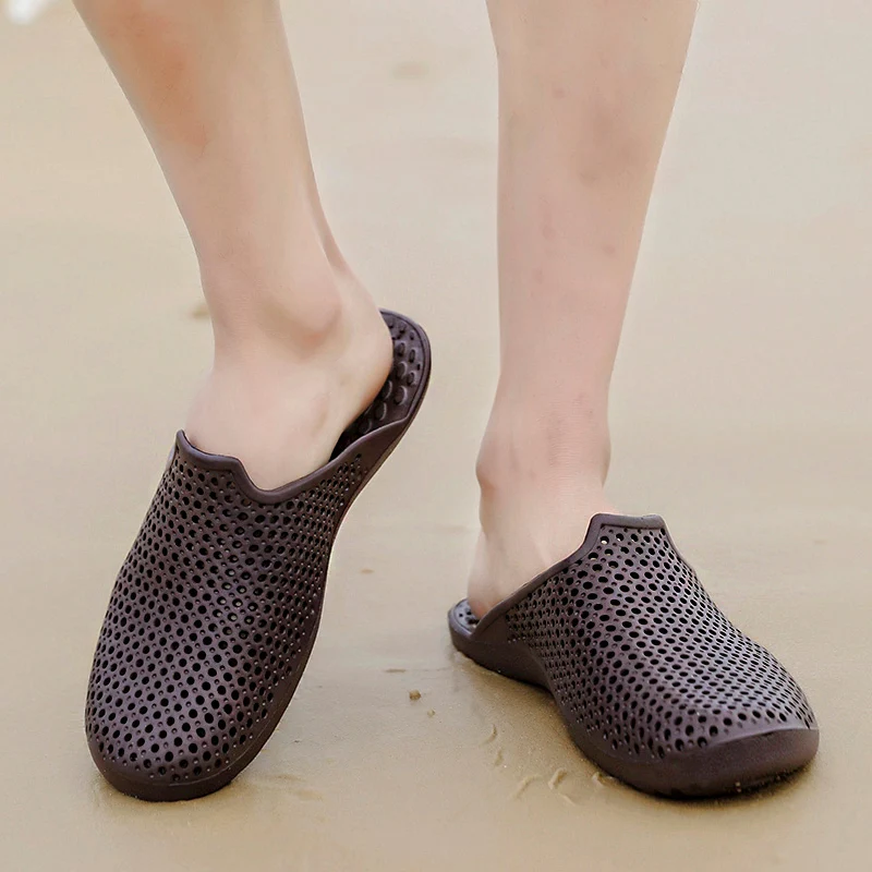 Дышащие летние мужские вьетнамки; Легкие массажные пляжные сандалии; нескользящие мужские шлепанцы; zapatos hombre; повседневная обувь