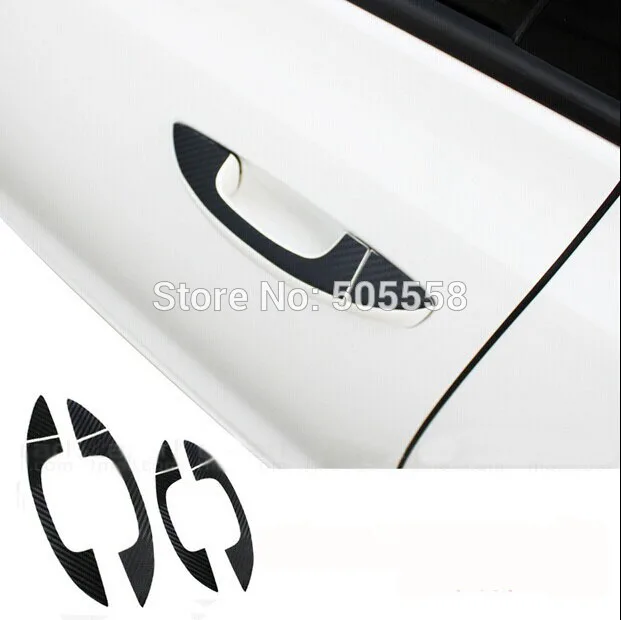 

FOR VW GOLF 6 MK6 GTI R20 CARBON FIBER CAR DOOR HANDLE TRIM STICKER CAR STYLING