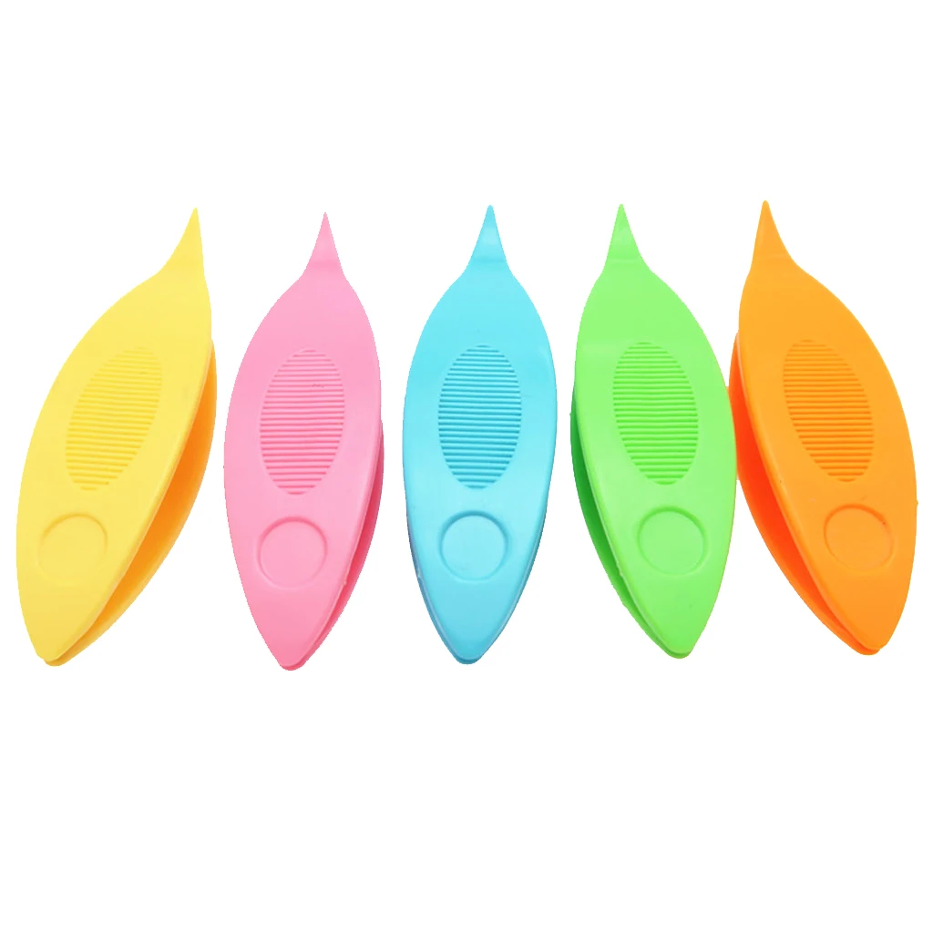 7Pcs Plastic Tatting Shuttle DIY Hand Lacemaking Craft Tool Colorful