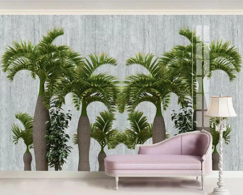 

Brick Wallpaper 3d Custom Photo Wallpaper Plant leaf marble 3D Wall Living Room Wallpaper Mural Bedroom Wall papers Home Decor