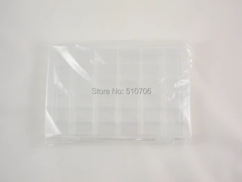 

Free Shipping+Wholesale Adjustable 36 Compartment Plastic Storage Box Jewelry Earring Tool Container,60pcs/lot