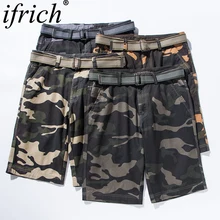 IFRICH камуфляж мужские шорты Карго спортивные штаны новинка года для мужчин s мужские шорты в повседневном стиле работы шорты для женщин Человек Военная униформа