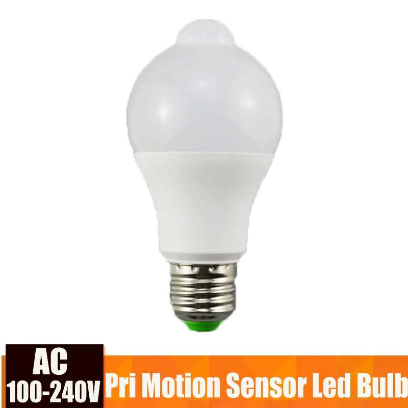  Led Bulb Light With Motion Sensor E27 5W 9W Smart Light Bulb 110V 220V PIR LED Bombillas For Home C - 33031897074