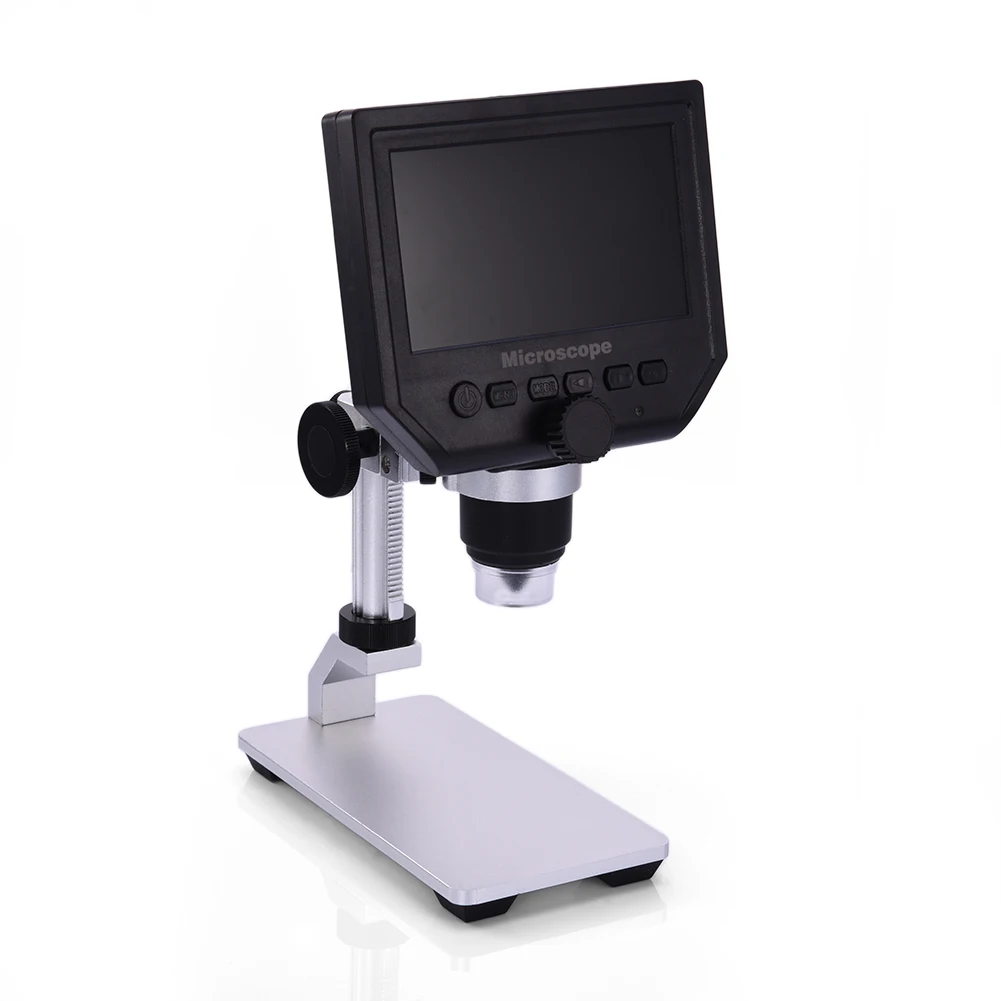

1-600x 3.6MP USB Digital Electronic Microscope Portable 8 LED VGA Microscope With 4.3" HD OLED Screen For Pcb Motherboard Repair
