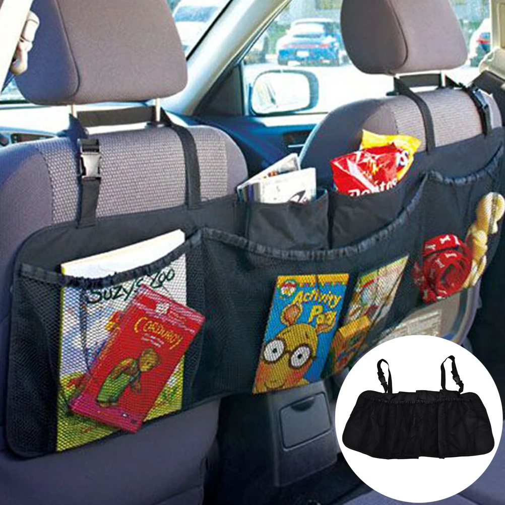 1 x Car Seat Tidy Organiser Bag Auto Back Seat Organizer Bags Assorted