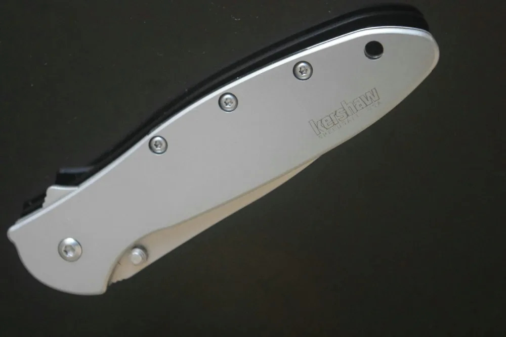 TRSKT kershaw 1660 Leek Флиппер складной нож 8cr13mov лезвие, ручка из нержавеющей стали карманный нож для кемпинга EDC инструменты Прямая поставка