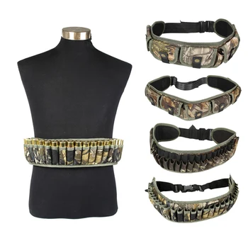 

Tactical 28 Round Shotgun Shell Holder Bandolier Belt 600D Outdoor Airsoft Ammo Pouch Waist Shoulder Bag Shotshell Carrier