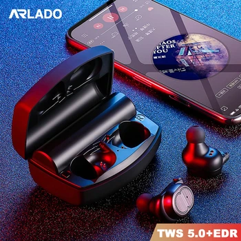 

Arlado TWS 8 plus Wireless Bluetooth 5.0 Earbuds Waterproof Sports Earphones Noise Cancellation Stereo Headset for Phones PC