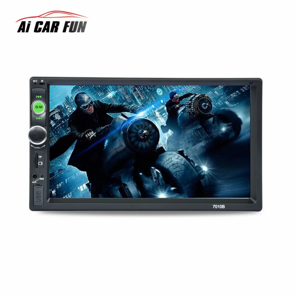 

2 Din Car MP5 Player Car Video Player Touch Screen Auto Audio Stereo 7010B Multimedia FM/MP5/USB/AUX/Bluetooth Camera Universal