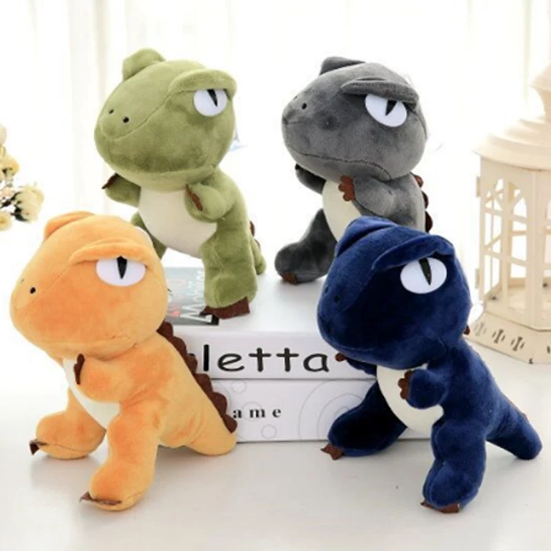 

4 4 styles Soft Blue Down Cotton Dinosaur Plush Toys 20cm Baby Animal Plush Toys Home Decor child Birthday Gift