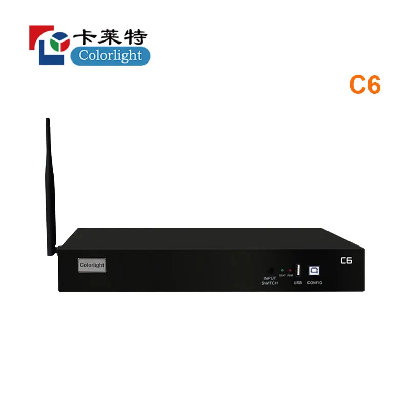 

led player controller box colorlight C6 asynchronous support WIFI LAN 3G/4G and colorlight led receiving card