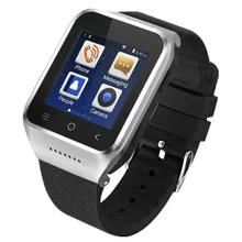 WIFI Android 4.4 Smart Watch Phone Bluetooth 4.0 GPS SmartWatch Android Phone Clock MTK Dual Core Camera 2.0MP 3G SIM Card Gift