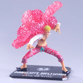 

19CM ONE PIECE F Rogue Doflamingo Action Figure PVC Statue Dressrosa Ver Model Decoration Toy Gift with Box H425