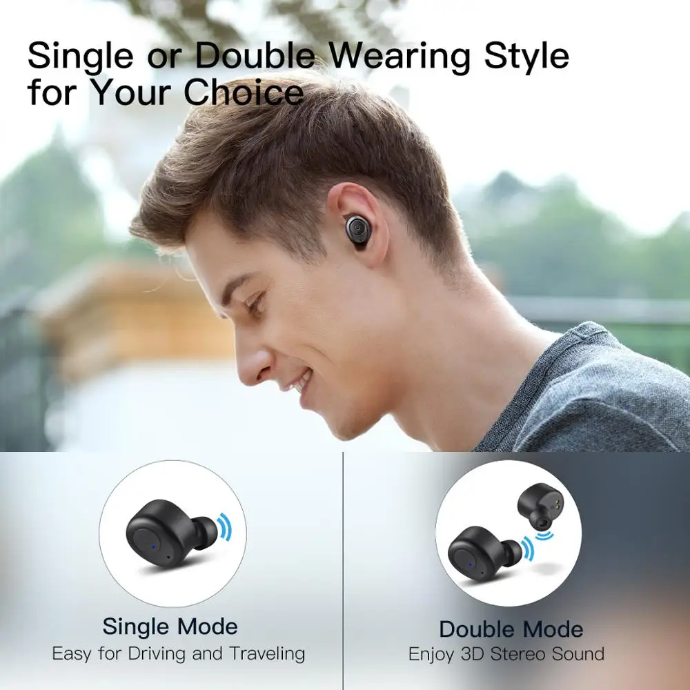 Wavefun X Pods 2 настоящие беспроводные наушники Bluetooth 5 0 AAC IPX5 Водонепроницаемый чехол