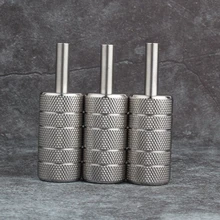 Ручка татуировки из нержавеющей стали 25 мм Профессиональная круглая ручка машины татуировки