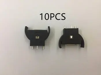 

10 Pcs Black Plastic CR2032 2032 3V Cell Coin Battery Socket Holder Case