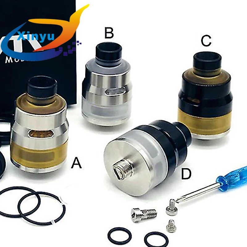 

NEXTERA RTA 2ml Capacity 22mm Vaporizer Tank For 510 Thread Electronic Cigarette Box Mod Hookah Vaporizer Replaceable Atomizer