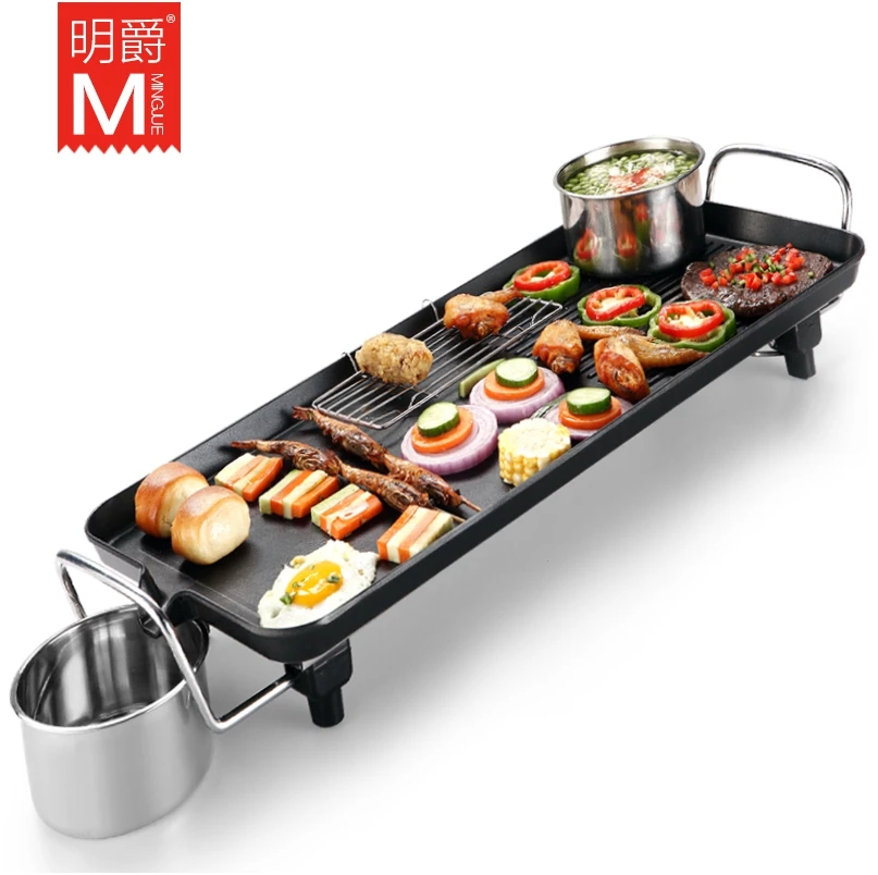

Free shipping 68*28cm Electric baking pan Teppanyaki grill Electric Griddles