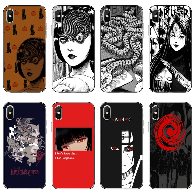 

Junji Ito Tees Horror For Samsung Galaxy J8 J6 J5 J4 J3 J2 Plus Prime pro 2016 2017 2018 case Soft phone cover cases