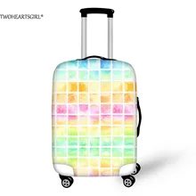 TWOHEARTSGIRL גיאומטריים קשת לשמירת מגן כיסוי 18-30 inch מזוודת עגלת ילדים אלסטיים שקית אבק מקרה גשם מכסה