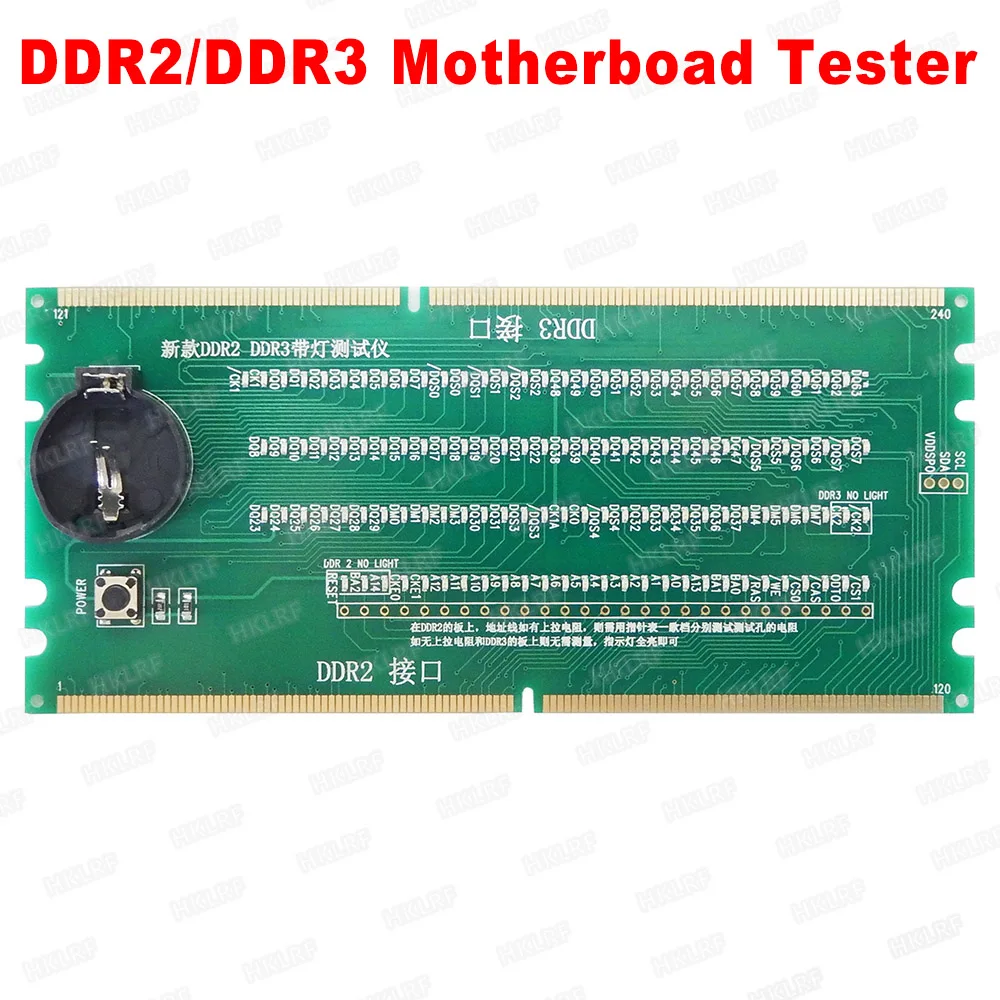

Free shipping 2019 New Generation Desktop PC Motherboard DDR2 DDR3 RAM Memory Slot /LED Diagnostic Analyzer Tester Card