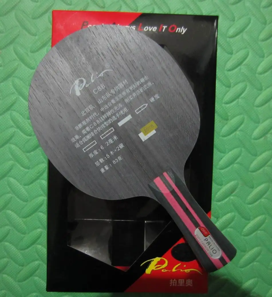 Palio C88(C 88, C-88) дерево+ карбоновое лезвие для настольного тенниса для быстрой атаки с петлей ракетки для настольного тенниса, ракетки для спорта